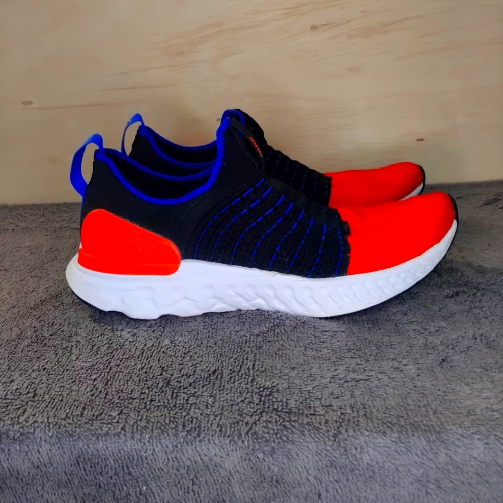 Nike Black and Blue Sneakers